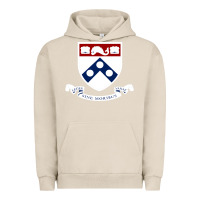 Pigment French Oak upenn shield with banner Urban Hoodie - linhVisuals