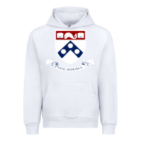 White upenn shield with banner Urban Hoodie - linhVisuals