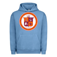 Pigment Pebble Blue virginia tech seal Urban Hoodie - linhVisuals