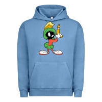 Pigment Pebble Blue marvin the martian looney Urban Hoodie - linhVisuals