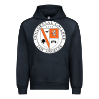 Navy college of occidental Urban Hoodie - linhVisuals
