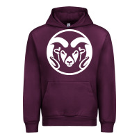 Mauve Wine colorado state rams Urban Hoodie - linhVisuals