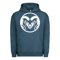 Pigment Midnight Navy colorado state rams Urban Hoodie - linhVisuals