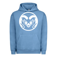 Pigment Pebble Blue colorado state rams Urban Hoodie - linhVisuals
