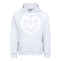 White colorado state rams Urban Hoodie - linhVisuals