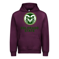Mauve Wine colorado state rams Urban Hoodie - linhVisuals