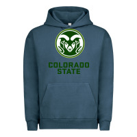 Pigment Midnight Navy colorado state rams Urban Hoodie - linhVisuals