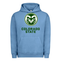 Pigment Pebble Blue colorado state rams Urban Hoodie - linhVisuals