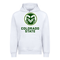 White colorado state rams Urban Hoodie - linhVisuals