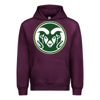 Mauve Wine colorado state rams Urban Hoodie - linhVisuals