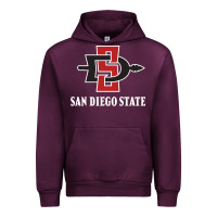 Mauve Wine san diego state aztecs Urban Hoodie - linhVisuals