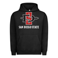 Pigment Black san diego state aztecs Urban Hoodie - linhVisuals