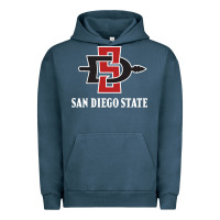 Pigment Midnight Navy san diego state aztecs Urban Hoodie - linhVisuals