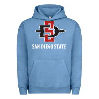 Pigment Pebble Blue san diego state aztecs Urban Hoodie - linhVisuals