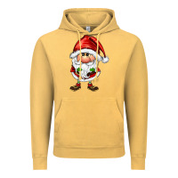 Vintage Mustard santa gnomes Vintage Hoodie - FaDigitalArtStudio