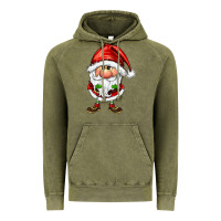 Vintage Olive santa gnomes Vintage Hoodie - FaDigitalArtStudio
