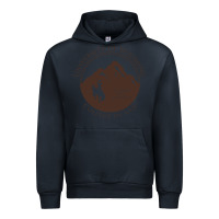 Navy university of wyoming cowboys Urban Hoodie - linhVisuals