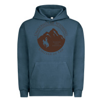 Pigment Midnight Navy university of wyoming cowboys Urban Hoodie - linhVisuals