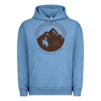 Pigment Pebble Blue university of wyoming cowboys Urban Hoodie - linhVisuals