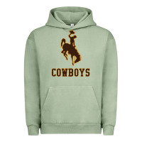 Pigment Oil Green university of wyoming cowboys Urban Hoodie - linhVisuals