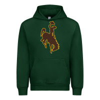 Forest Green university of wyoming cowboys Urban Hoodie - linhVisuals