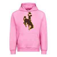 Fuchsia Pink university of wyoming cowboys Urban Hoodie - linhVisuals