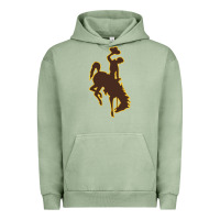 Pigment Oil Green university of wyoming cowboys Urban Hoodie - linhVisuals