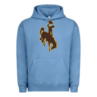 Pigment Pebble Blue university of wyoming cowboys Urban Hoodie - linhVisuals