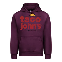 Mauve Wine taco john's Urban Hoodie - linhVisuals