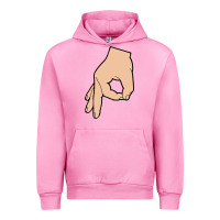 Fuchsia Pink the circle game classic Urban Hoodie - linhVisuals