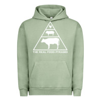 Pigment Oil Green the real food pyramid carnivore Urban Hoodie - linhVisuals