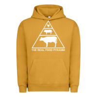 Pigment Peanut Butter the real food pyramid carnivore Urban Hoodie - linhVisuals