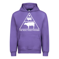 Tulip the real food pyramid carnivore Urban Hoodie - linhVisuals