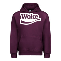 Mauve Wine Woke Urban Hoodie - linhVisuals