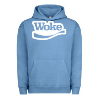Pigment Pebble Blue Woke Urban Hoodie - linhVisuals