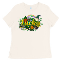 Bone lucky gnomes truck St. Patrick's Ladies Tee - HowdyJamesFarm