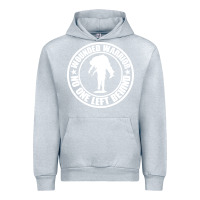 Heather Grey Wounded Warrior No One Left Behind War Veteran Urban Hoodie - linhVisuals