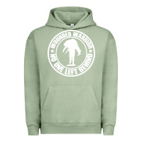 Pigment Oil Green Wounded Warrior No One Left Behind War Veteran Urban Hoodie - linhVisuals