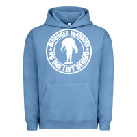 Pigment Pebble Blue Wounded Warrior No One Left Behind War Veteran Urban Hoodie - linhVisuals