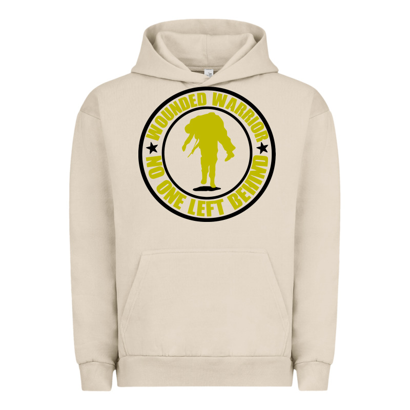 Wounded Warrior No One Left Behind War Veteran Urban Hoodie by linhVisuals | Teevron