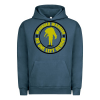 Pigment Midnight Navy Wounded Warrior No One Left Behind War Veteran Urban Hoodie - linhVisuals