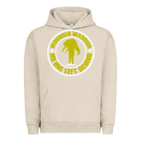 Pigment French Oak Wounded Warrior No One Left Behind War Veteran Urban Hoodie - linhVisuals