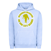 Pigment Grape Ice Wounded Warrior No One Left Behind War Veteran Urban Hoodie - linhVisuals