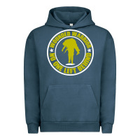 Pigment Midnight Navy Wounded Warrior No One Left Behind War Veteran Urban Hoodie - linhVisuals