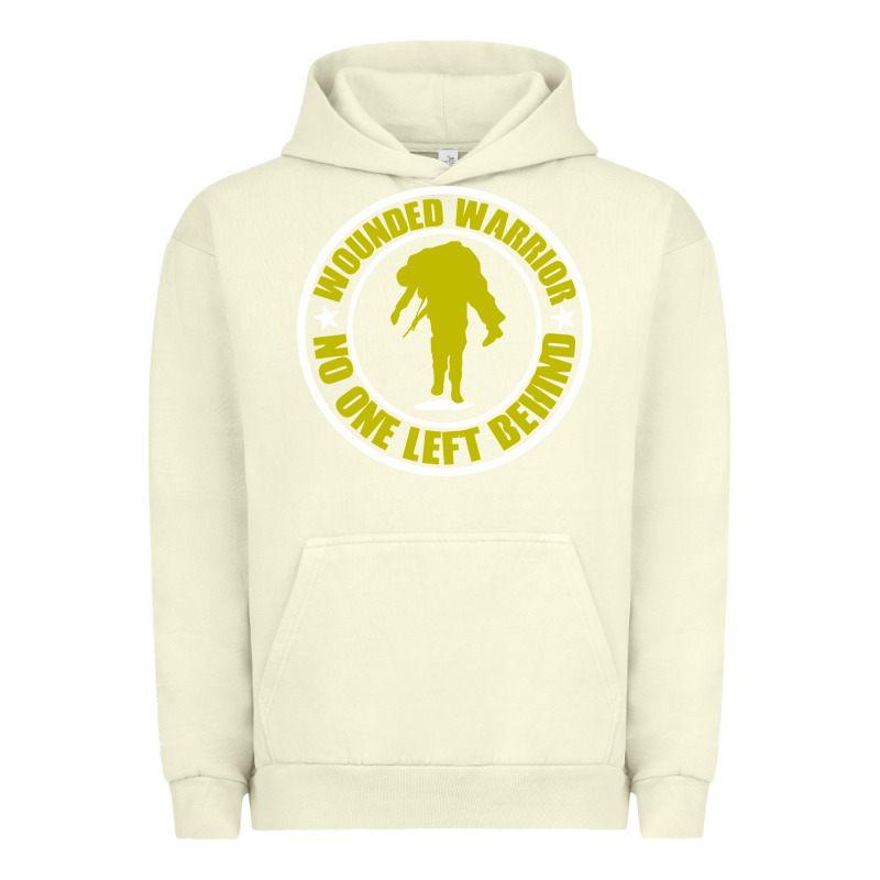 Wounded Warrior No One Left Behind War Veteran Urban Hoodie by linhVisuals | Teevron