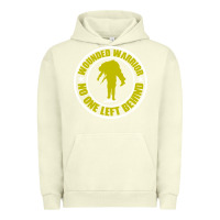 Pigment Pistachio Wounded Warrior No One Left Behind War Veteran Urban Hoodie - linhVisuals