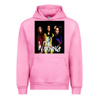 Fuchsia Pink The warning Urban Hoodie - linhVisuals