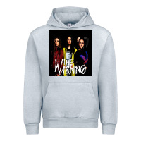 Heather Grey The warning Urban Hoodie - linhVisuals