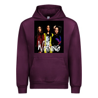 Mauve Wine The warning Urban Hoodie - linhVisuals