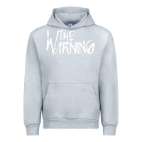 Heather Grey The warning Style Urban Hoodie - linhVisuals